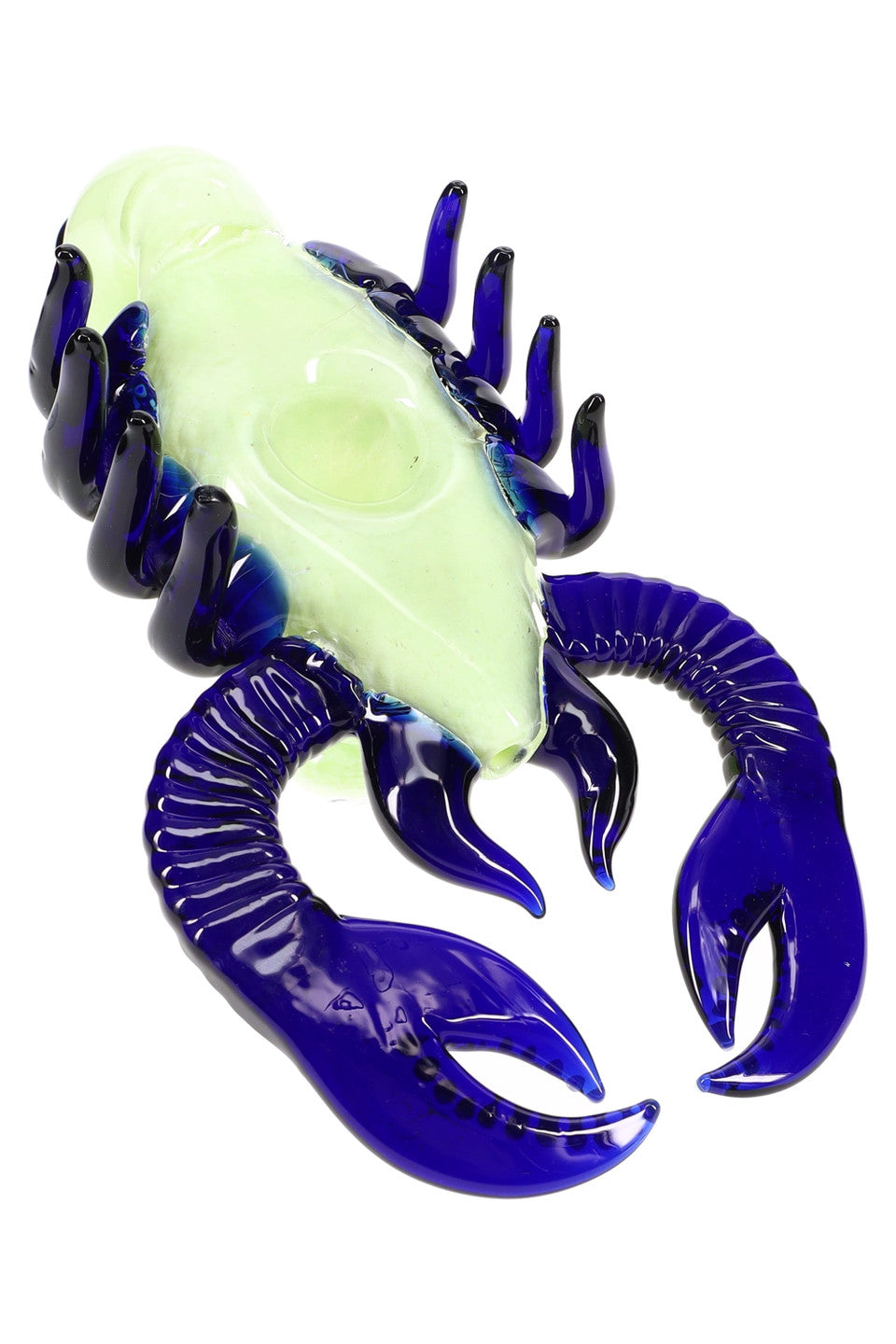 9" Colorful Frit Glass Scorpion Pipe